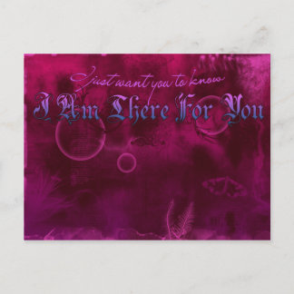 I Am There For You Postcard