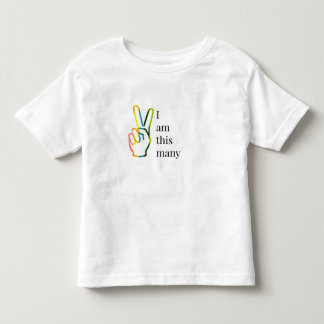 I am This Many Toddler T-shirt