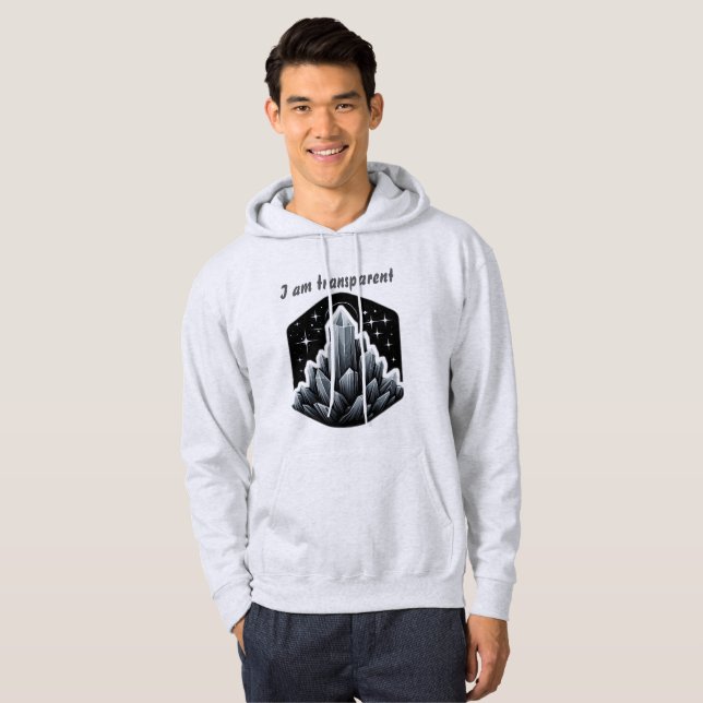 I am transparent hoodie (Front Full)