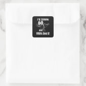 I Am Turning 60 And Wining About It Square Sticker (Bag)