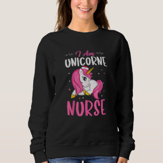 I Am Unicorne Nurse Nurse International Nurses Da Sweatshirt