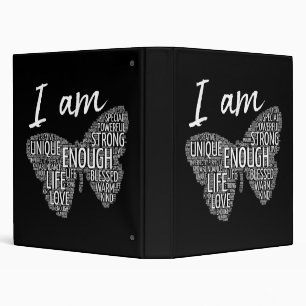 I Am Unique Strong Law of Attraction Positive Affi Binder
