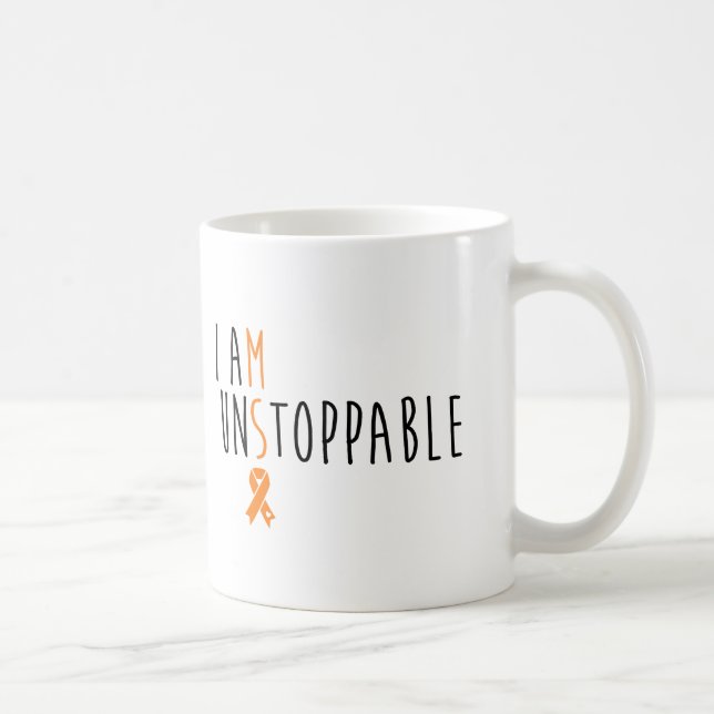 I Am Unstoppable (Multiple Sclerosis) Coffee Mug (Right)
