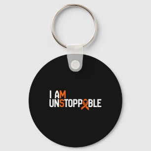 I Am Unstoppable Multiple Sclerosis Ms Awareness M Keychain