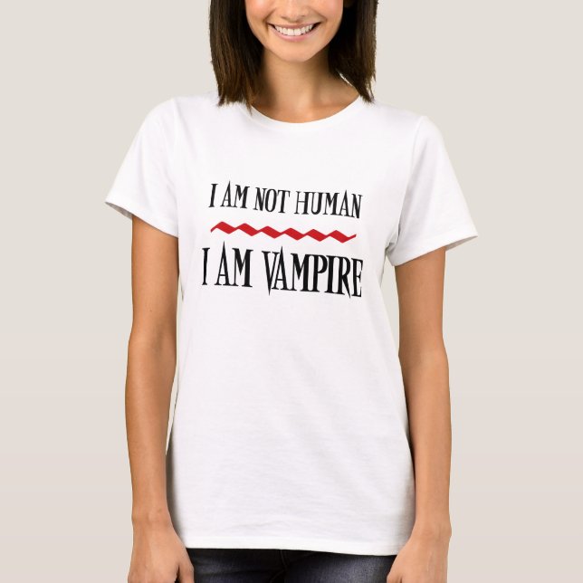 I Am Vampire T-Shirt (Front)