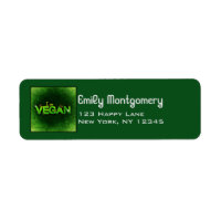 I Am Vegan Written With A Grassy Nature Texture