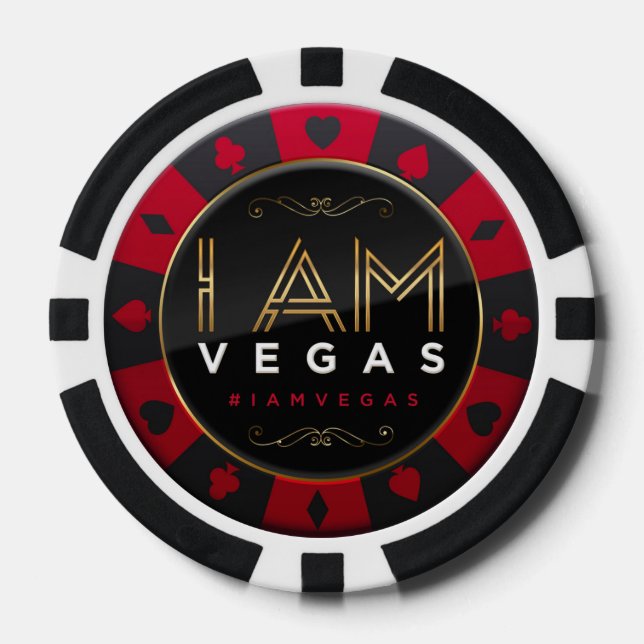 I AM VEGAS POKER CHIPS (Front)