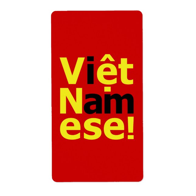 i am Việt Namese! (Front)