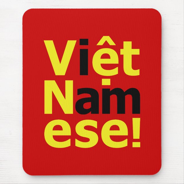i am Việt Namese! Mouse Pad (Front)