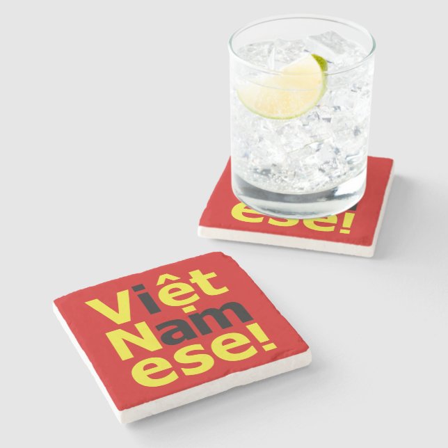 i am Việt Namese! Stone Coaster (Side)