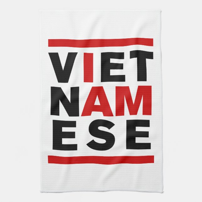 I AM VIETNAMESE KITCHEN TOWEL (Vertical)