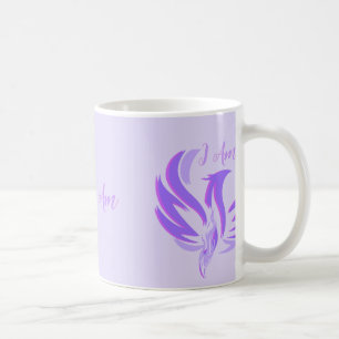 I Am Violet Flame Fire Bird - Sacred Feminine Coffee Mug