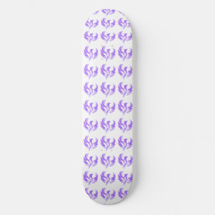 I Am Violet Flame Fire Bird - Sacred Feminine Skateboard