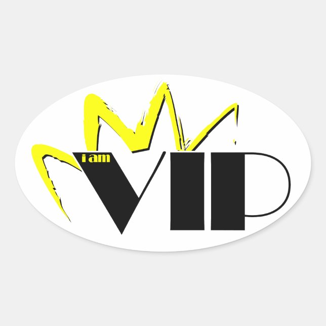 I am VIP v1.1 Sticker (Front)