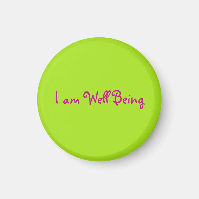 I am Well Being Magnet (Front)