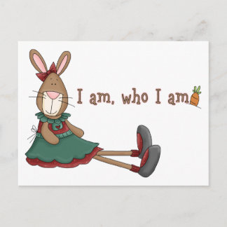 I Am Who I Am Postcard
