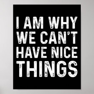 I Am Why We Can't Have Nice Things  Poster