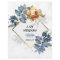 I Am Wisdom Poem Linen Paper Floral Design