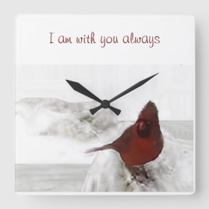 "I am with you always" Clock
