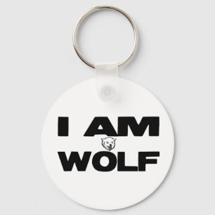 I Am Wolf Keychain