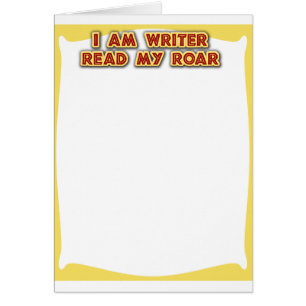 I am writer!