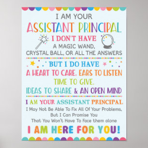 I Am Your Assistant Principal Poster