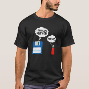 I Am Your Father Fun USB Floppy Disk IT Computer G T-Shirt
