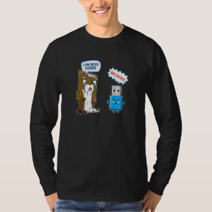I Am Your Father Usb Floppy Disc It Computer Geek T-Shirt