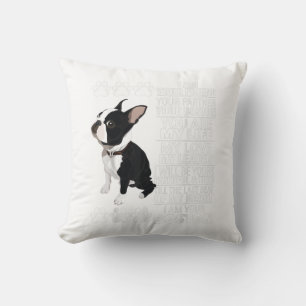 I Am Your Friend Your Partner Your Boston Terrier Throw Pillow
