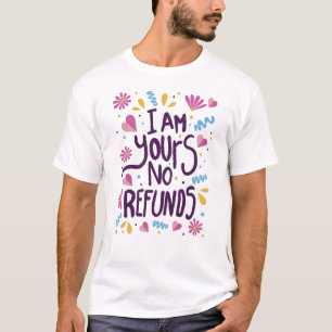 I am Yours No Refunds T-Shirt