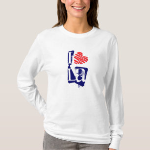 I amour Los Angeles de T-shirt de mode de LA de