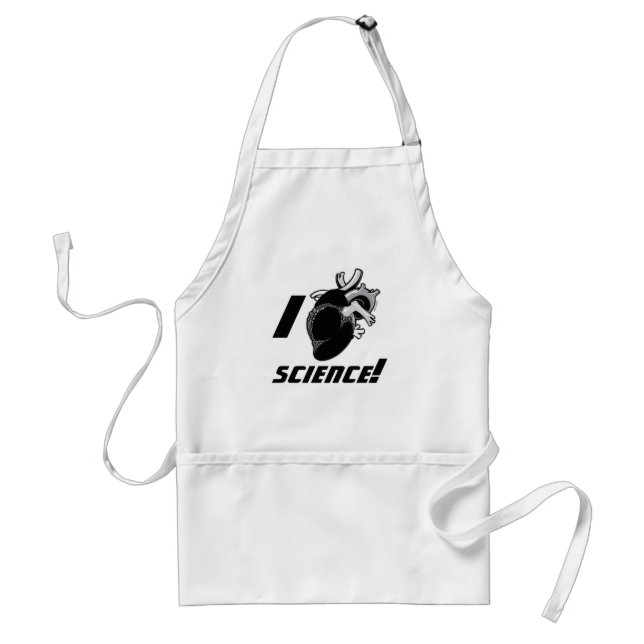 I (Anatomical Heart) Science Standard Apron (Front)