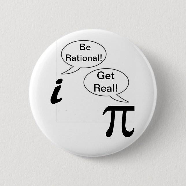 I and Pie 2 Inch Round Button (Front)