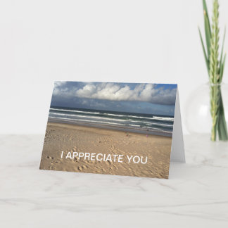 I appreciate you greeting card! card