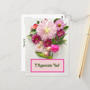 I Appreciate You! Postcard