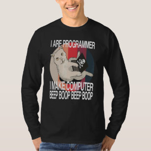 I Are Programmer  Computer Cat Software Developer T-Shirt