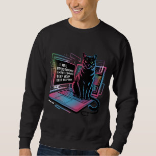 I are programmer, I make computer BEEP BOOP BEEP Sweatshirt