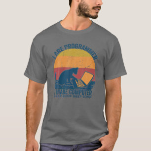 I Are Programmer I Make Computer Beep Boop Vintage T-Shirt
