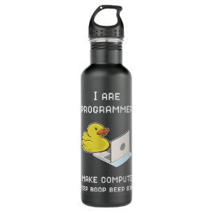 I Are Programmer I Make Computer Explain it to the 710 Ml Water Bottle