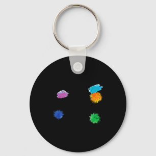 I Arted Funny Artist Painter Painting Art  Keychain