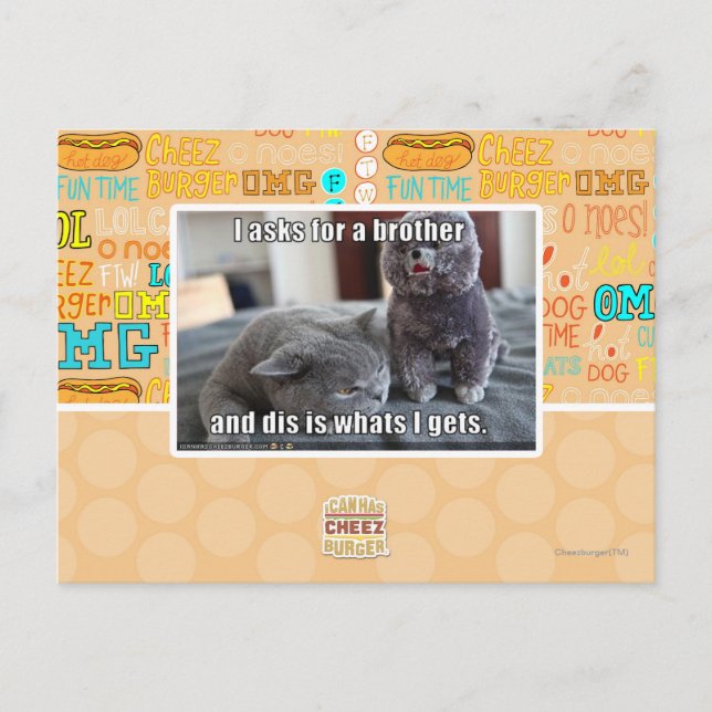 I asks for a brother postcard (Front)