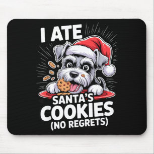 I Ate Santas Cookies Puppy Funny Christmas Mini Sc Mouse Pad