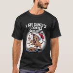 I Ate Santas Cookies Xmas Puppy Funny Christmas Ch T-Shirt<br><div class="desc">I Ate Santas Cookies Xmas Puppy Funny Christmas Chiweenie</div>