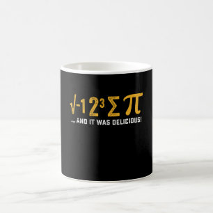 I Ate Some Pie And It Was Delicious Pi Day Math Coffee Mug