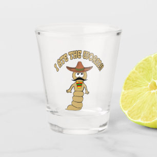 I Ate the Worm Shot Glass