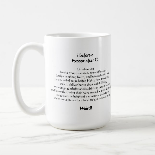 i avant e Mug (Gauche)