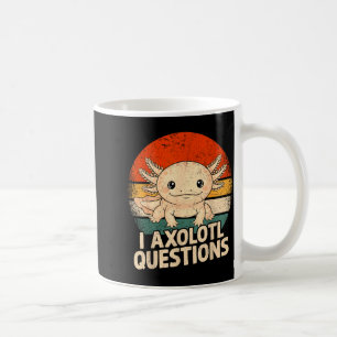 I Axolotl Questions Shirt Adults Youth Kids Retro Coffee Mug