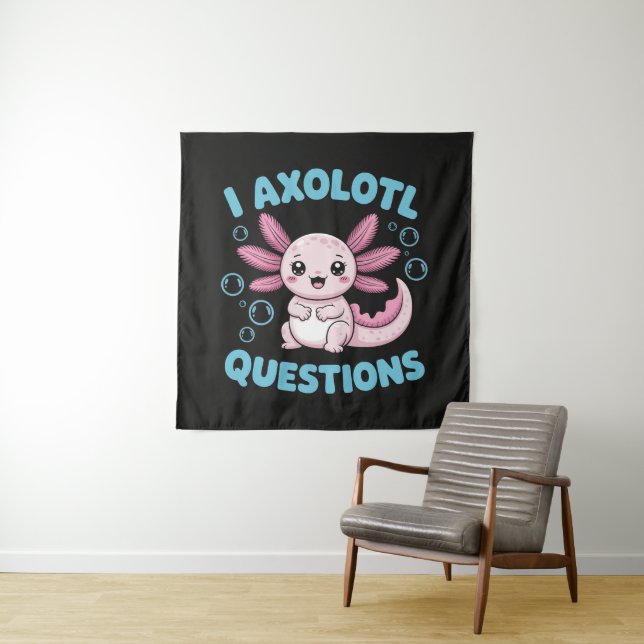 I Axolotl Questions Tapestry (In Situ)