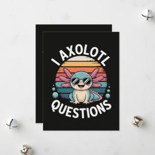 I Axolotl Questions Tote Holiday Card