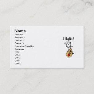 I Bake Business Card